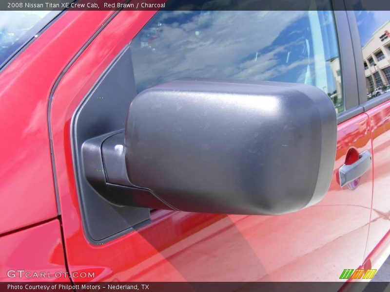 Red Brawn / Charcoal 2008 Nissan Titan XE Crew Cab