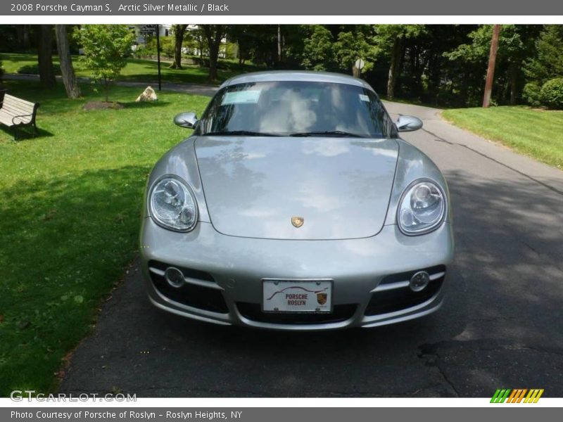 Arctic Silver Metallic / Black 2008 Porsche Cayman S