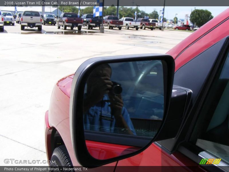 Red Brawn / Charcoal 2008 Nissan Titan XE Crew Cab