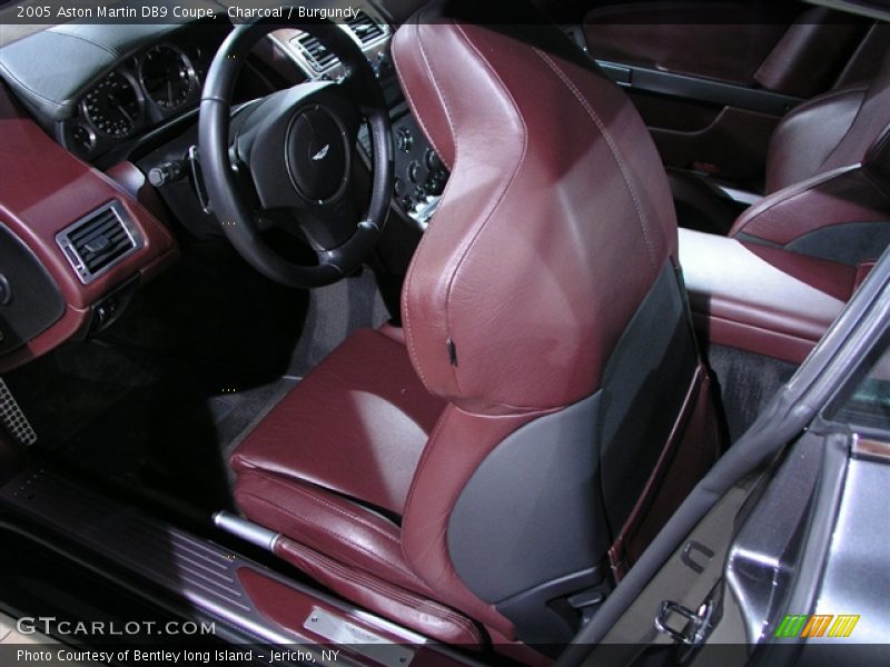 Charcoal / Burgundy 2005 Aston Martin DB9 Coupe