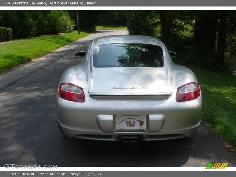 Arctic Silver Metallic / Black 2008 Porsche Cayman S