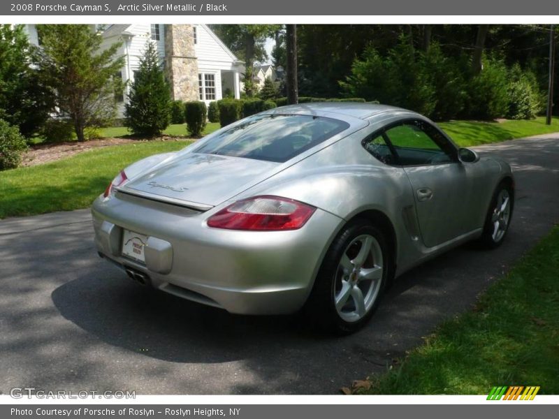 Arctic Silver Metallic / Black 2008 Porsche Cayman S