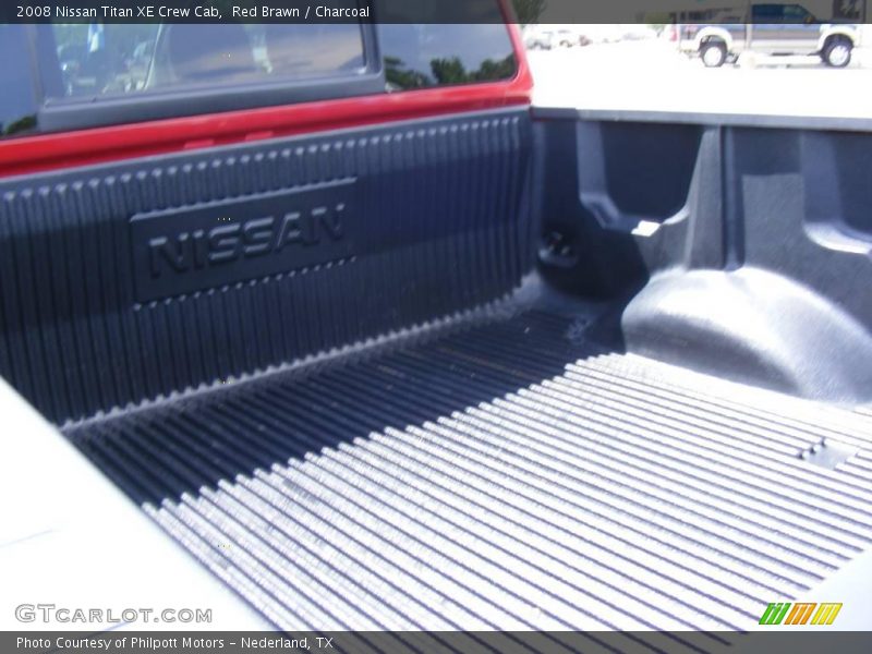 Red Brawn / Charcoal 2008 Nissan Titan XE Crew Cab