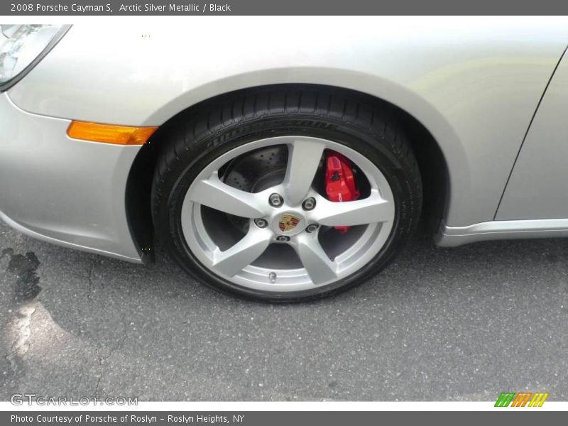 Arctic Silver Metallic / Black 2008 Porsche Cayman S