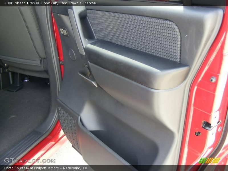 Red Brawn / Charcoal 2008 Nissan Titan XE Crew Cab