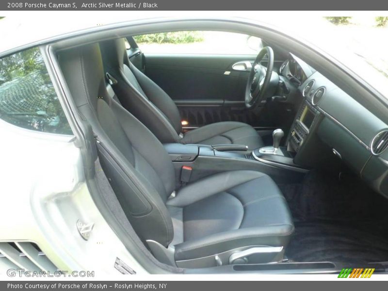 Arctic Silver Metallic / Black 2008 Porsche Cayman S