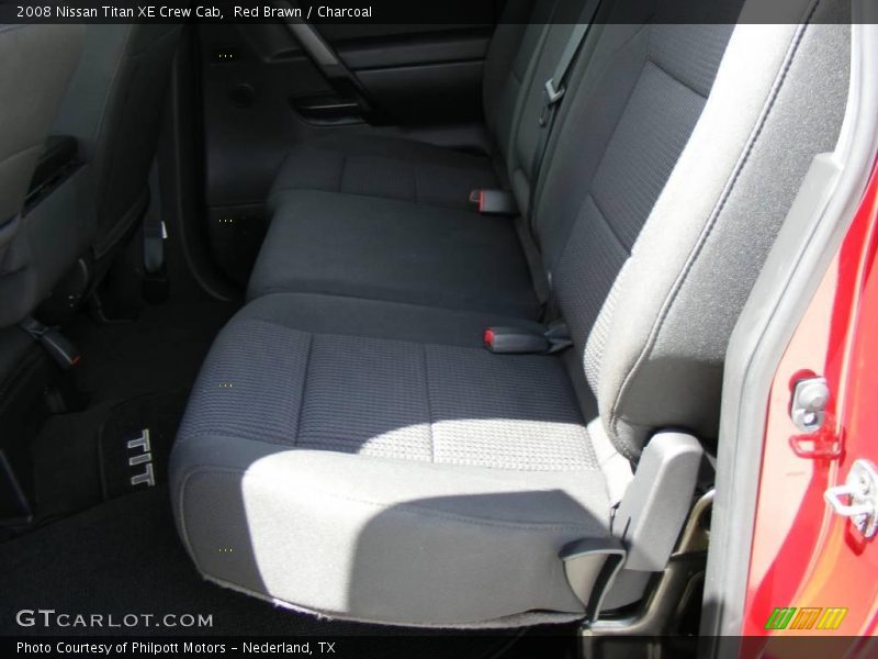 Red Brawn / Charcoal 2008 Nissan Titan XE Crew Cab