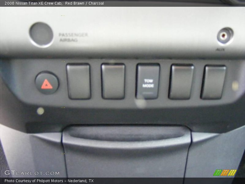 Red Brawn / Charcoal 2008 Nissan Titan XE Crew Cab