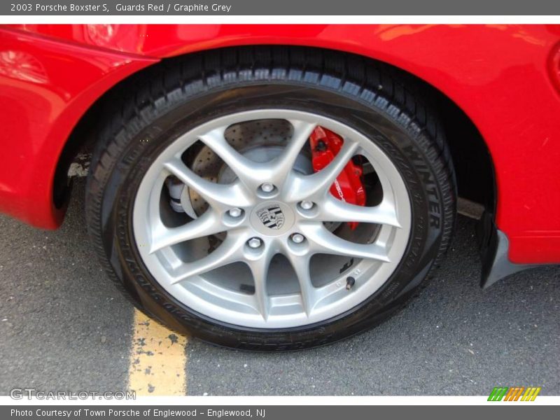Guards Red / Graphite Grey 2003 Porsche Boxster S