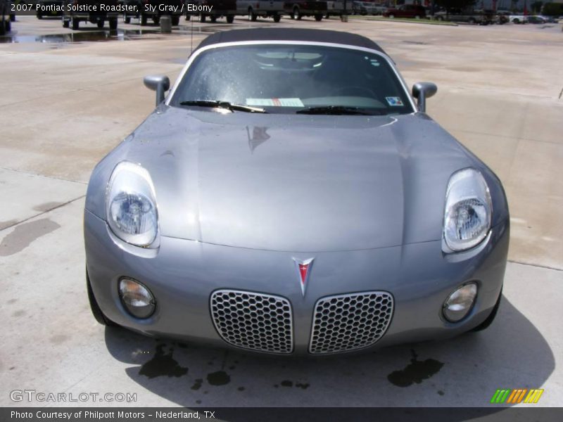 Sly Gray / Ebony 2007 Pontiac Solstice Roadster