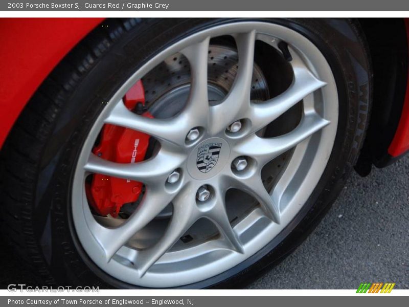 Guards Red / Graphite Grey 2003 Porsche Boxster S