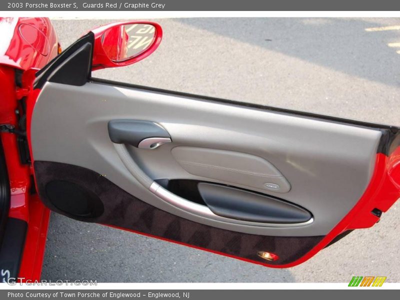 Guards Red / Graphite Grey 2003 Porsche Boxster S