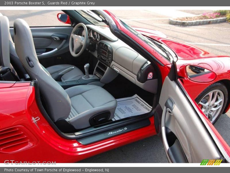 Guards Red / Graphite Grey 2003 Porsche Boxster S