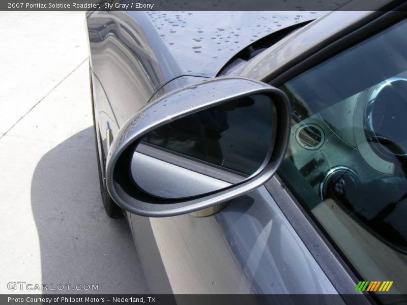 Sly Gray / Ebony 2007 Pontiac Solstice Roadster