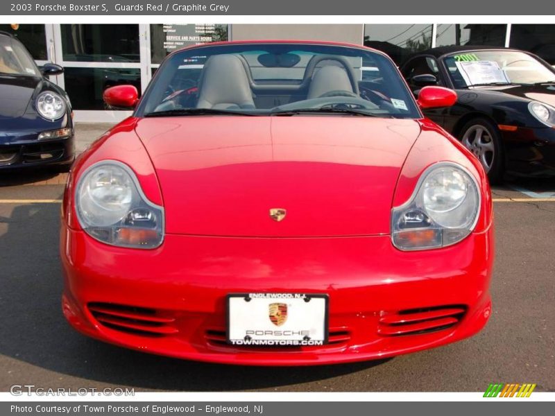 Guards Red / Graphite Grey 2003 Porsche Boxster S