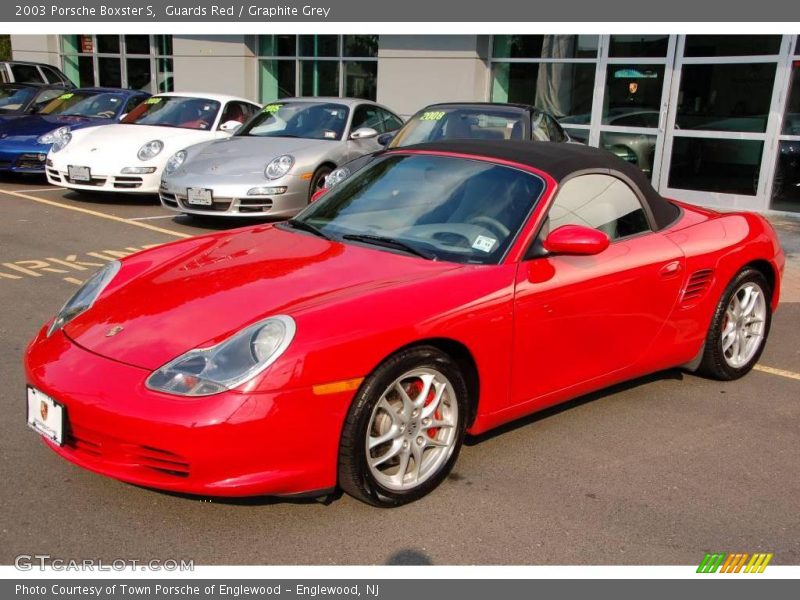 Guards Red / Graphite Grey 2003 Porsche Boxster S
