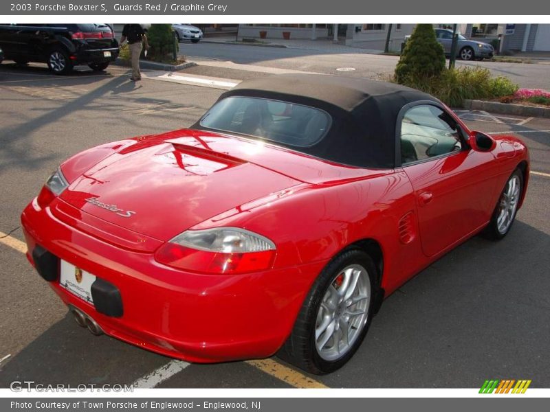 Guards Red / Graphite Grey 2003 Porsche Boxster S