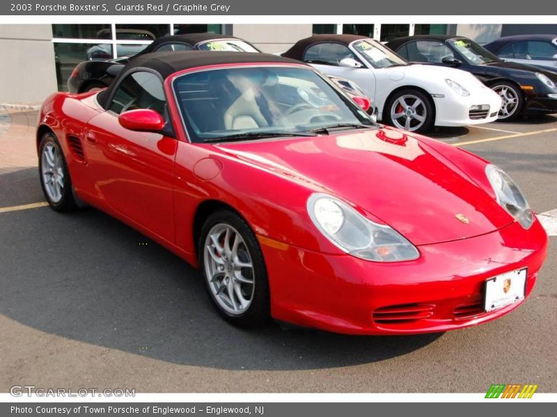 Guards Red / Graphite Grey 2003 Porsche Boxster S