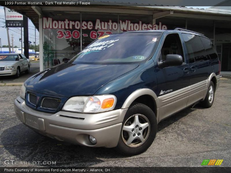 Dark Teal Metallic / Taupe 1999 Pontiac Montana
