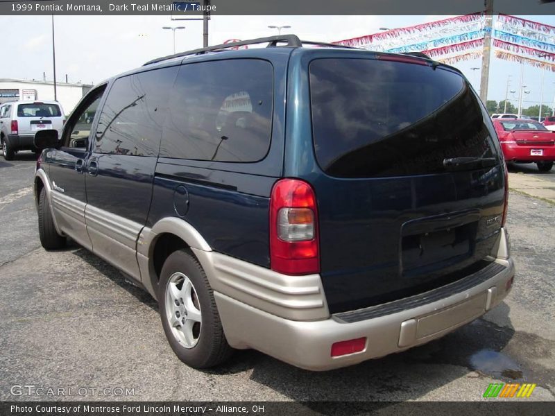 Dark Teal Metallic / Taupe 1999 Pontiac Montana