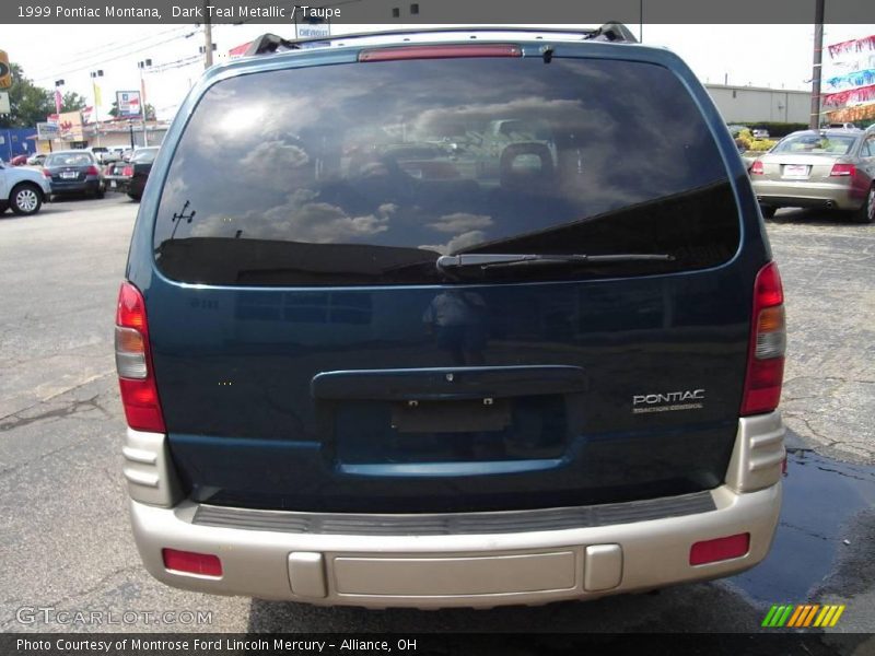 Dark Teal Metallic / Taupe 1999 Pontiac Montana