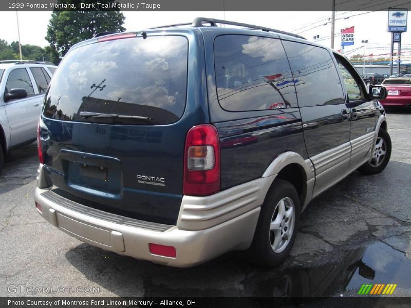 Dark Teal Metallic / Taupe 1999 Pontiac Montana
