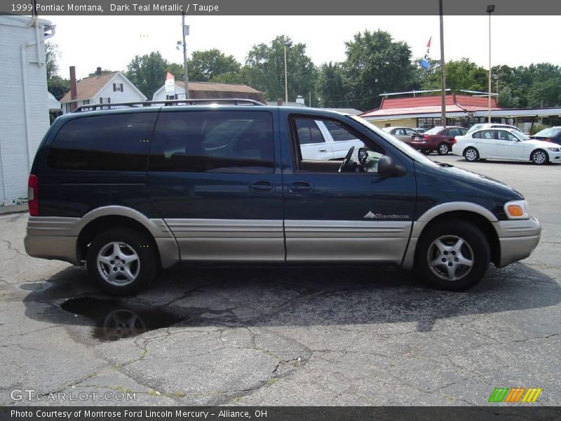 Dark Teal Metallic / Taupe 1999 Pontiac Montana