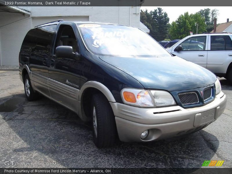 Dark Teal Metallic / Taupe 1999 Pontiac Montana