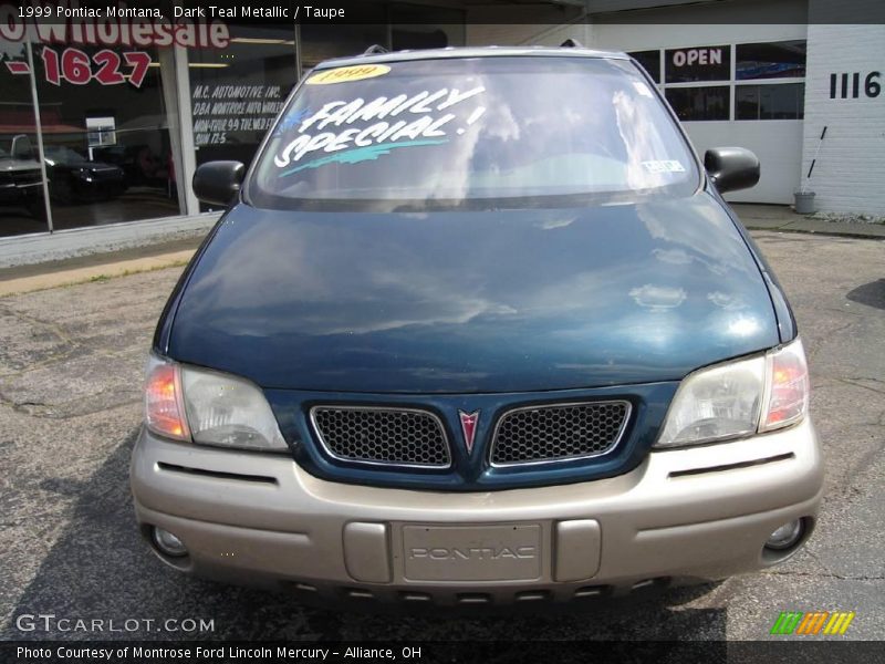 Dark Teal Metallic / Taupe 1999 Pontiac Montana
