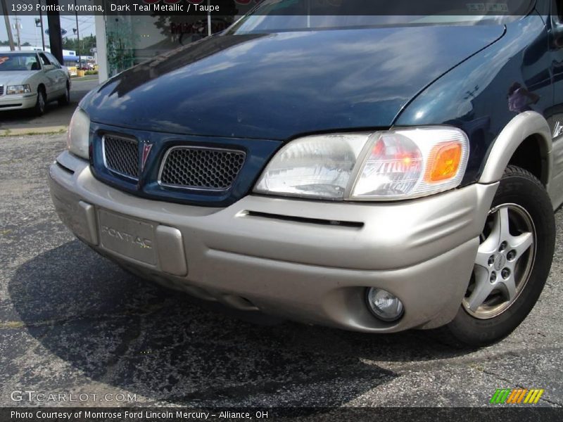 Dark Teal Metallic / Taupe 1999 Pontiac Montana