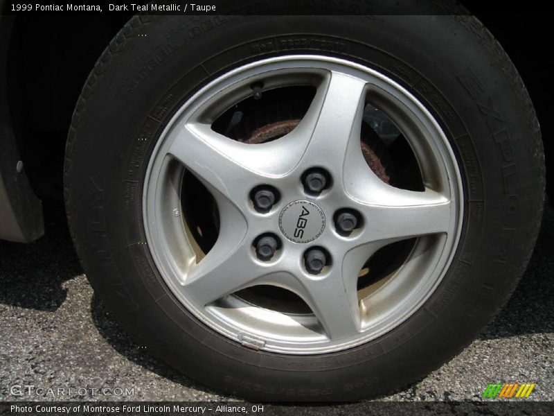Dark Teal Metallic / Taupe 1999 Pontiac Montana