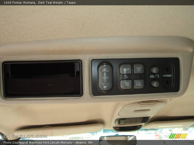 Dark Teal Metallic / Taupe 1999 Pontiac Montana
