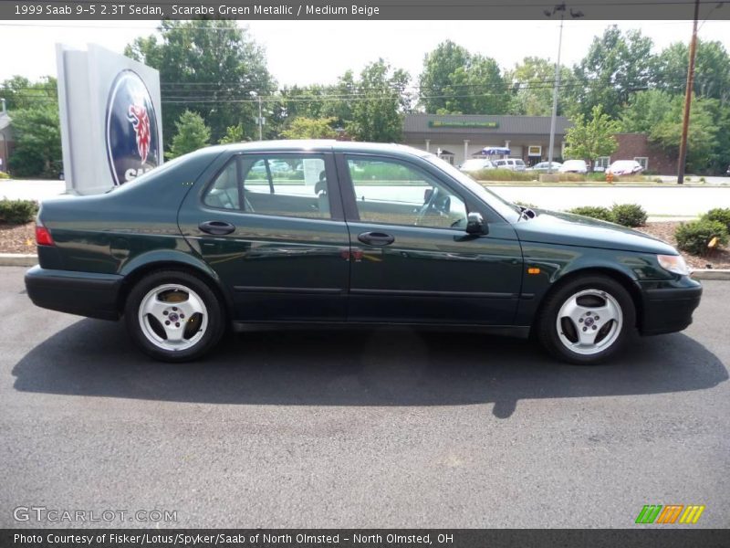 Scarabe Green Metallic / Medium Beige 1999 Saab 9-5 2.3T Sedan