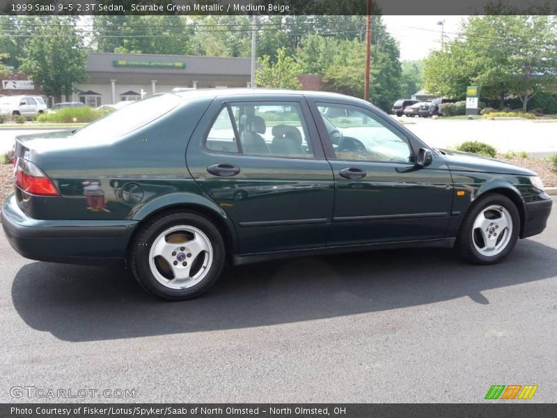Scarabe Green Metallic / Medium Beige 1999 Saab 9-5 2.3T Sedan
