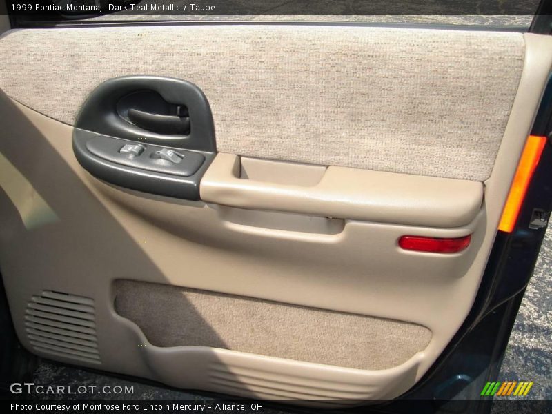 Dark Teal Metallic / Taupe 1999 Pontiac Montana