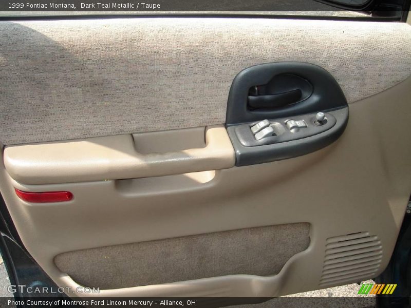 Dark Teal Metallic / Taupe 1999 Pontiac Montana