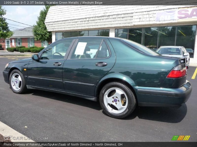 Scarabe Green Metallic / Medium Beige 1999 Saab 9-5 2.3T Sedan