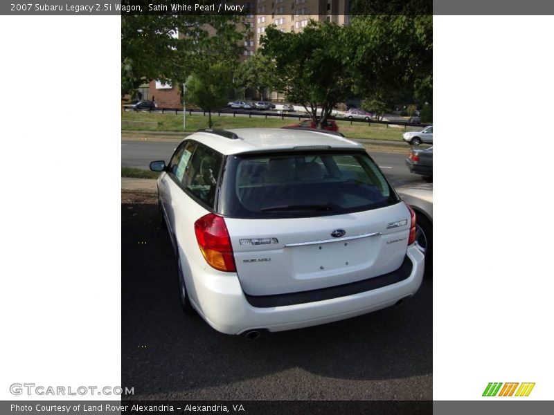 Satin White Pearl / Ivory 2007 Subaru Legacy 2.5i Wagon