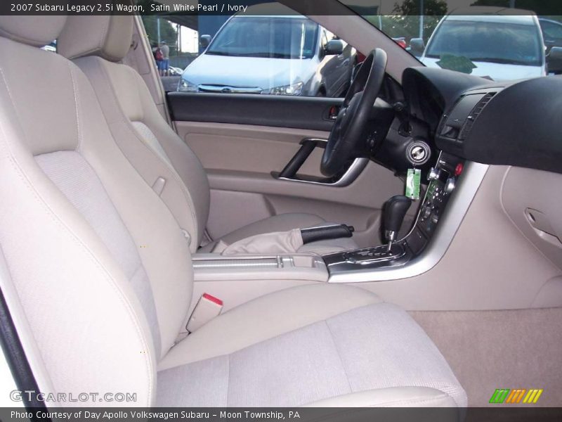 Satin White Pearl / Ivory 2007 Subaru Legacy 2.5i Wagon