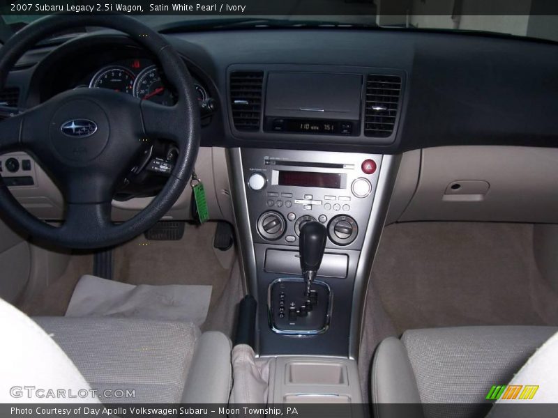 Satin White Pearl / Ivory 2007 Subaru Legacy 2.5i Wagon
