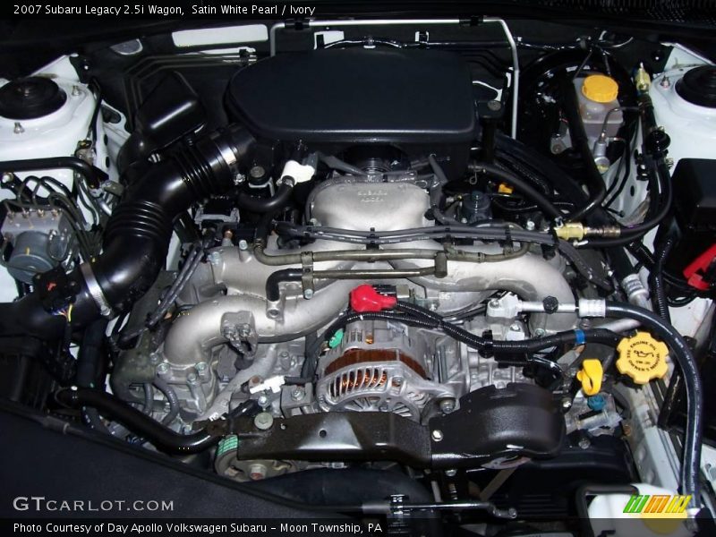 Satin White Pearl / Ivory 2007 Subaru Legacy 2.5i Wagon