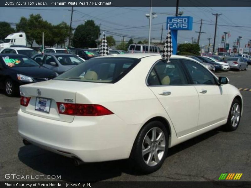 Premium White Pearl / Parchment 2005 Acura TSX Sedan