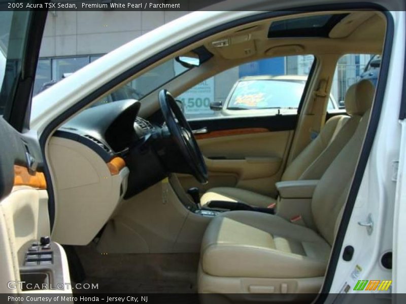 Premium White Pearl / Parchment 2005 Acura TSX Sedan