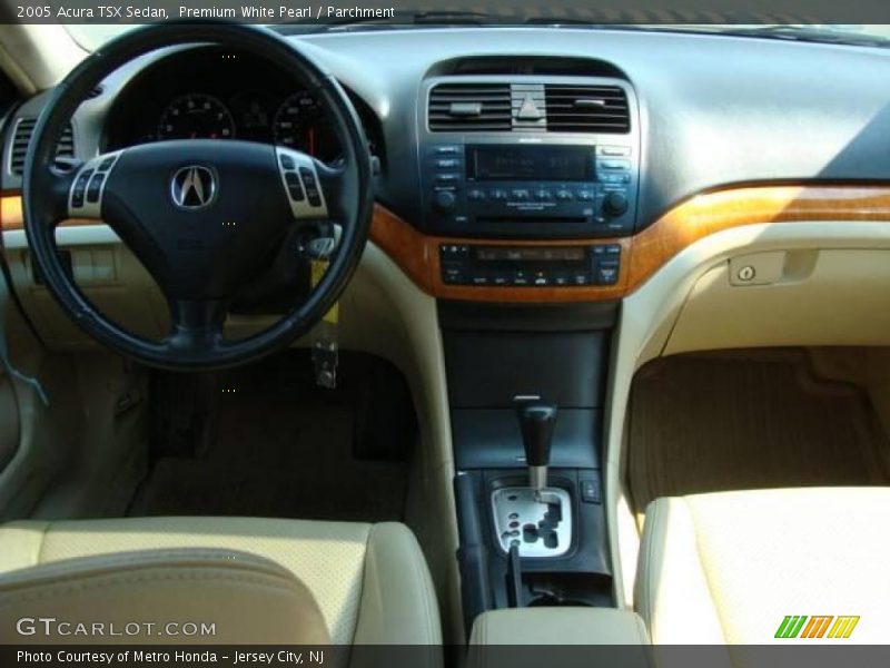 Premium White Pearl / Parchment 2005 Acura TSX Sedan