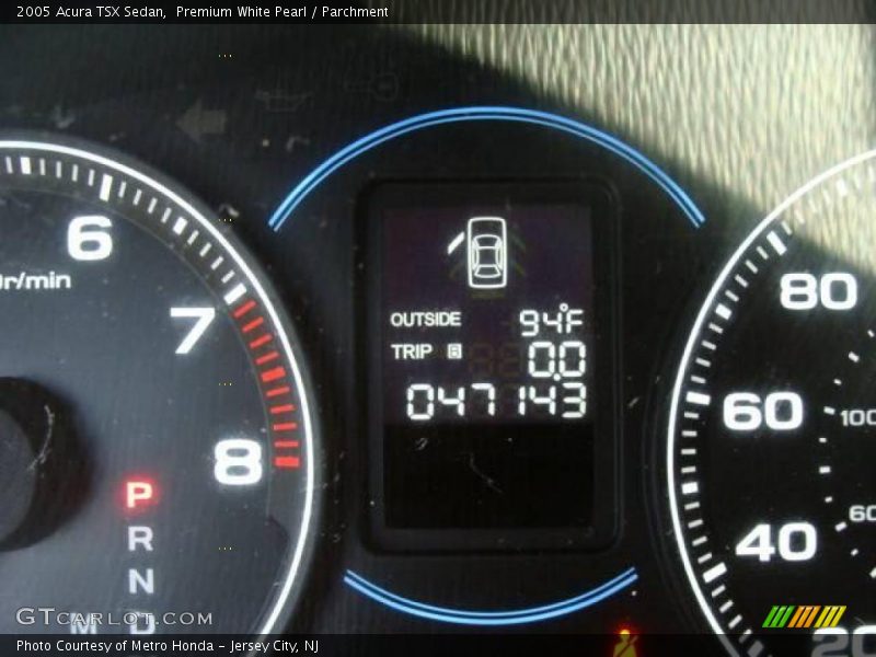 Premium White Pearl / Parchment 2005 Acura TSX Sedan