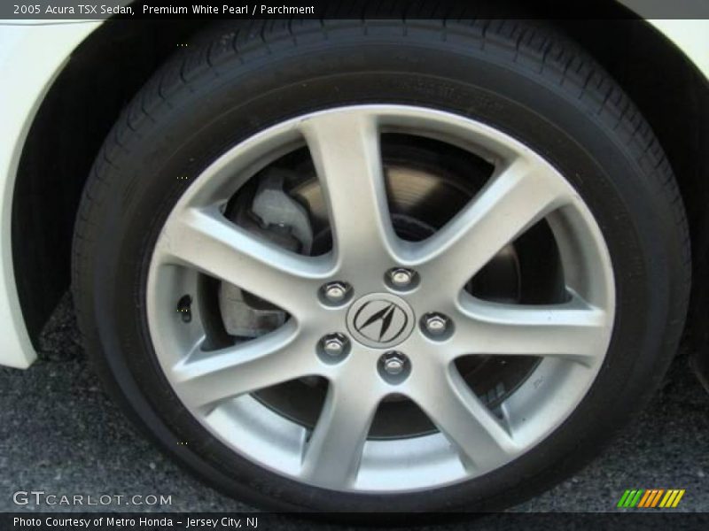 Premium White Pearl / Parchment 2005 Acura TSX Sedan
