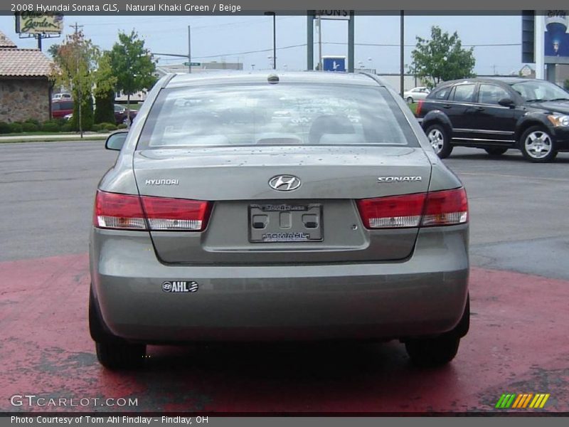 Natural Khaki Green / Beige 2008 Hyundai Sonata GLS