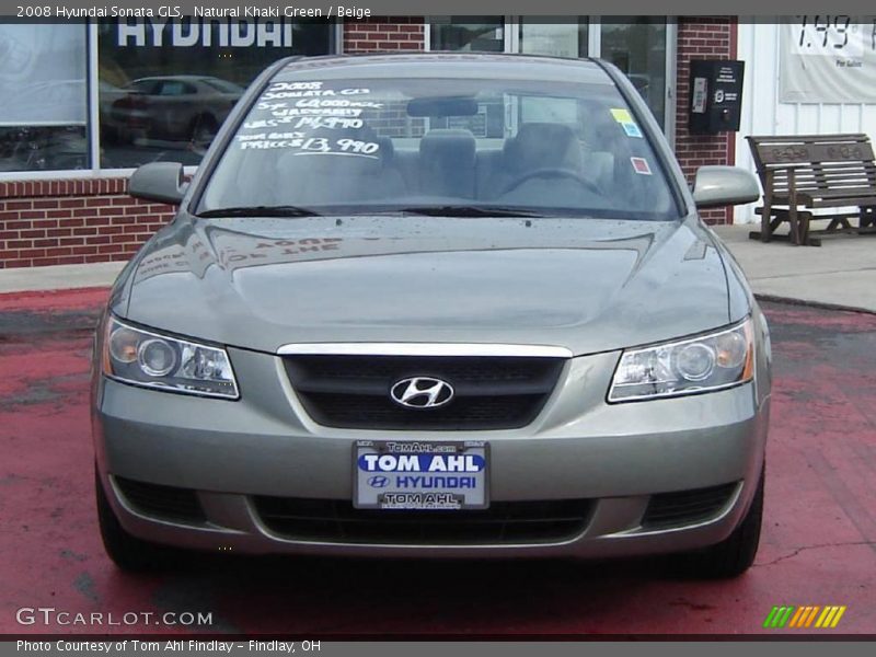 Natural Khaki Green / Beige 2008 Hyundai Sonata GLS