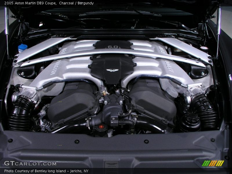 Charcoal / Burgundy 2005 Aston Martin DB9 Coupe