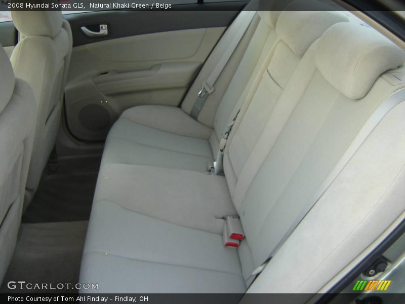 Natural Khaki Green / Beige 2008 Hyundai Sonata GLS